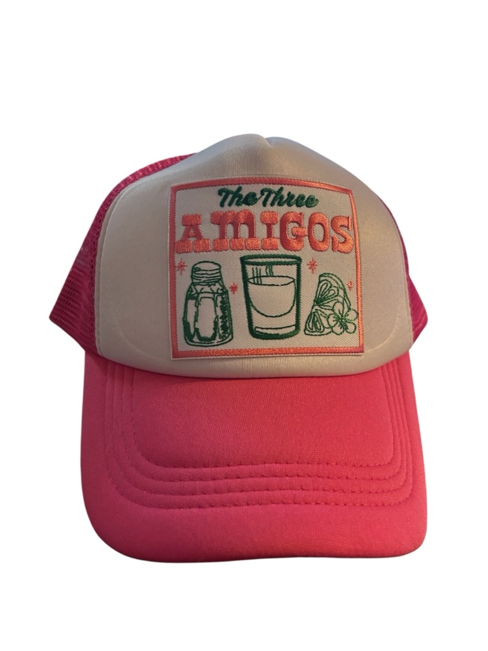Pink Mesh Trucker Hat
